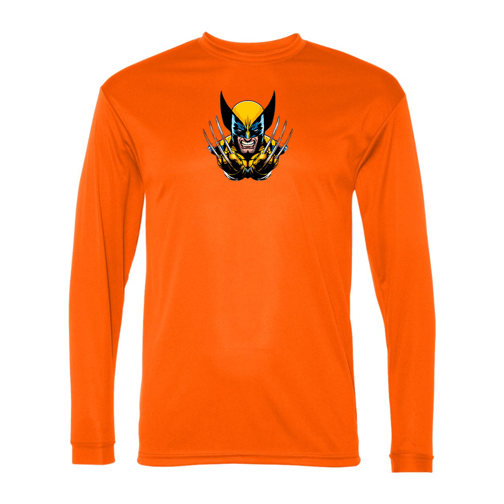 Men's Wolverine 2025 Art   Performance Long Sleeve T-Shirt